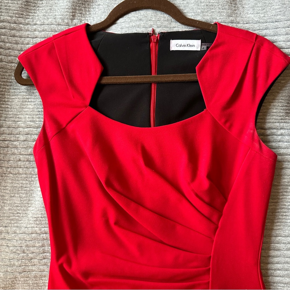 Calvin Klein Classic Red Dress 🔥